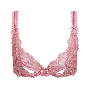 For Love and Lemons Victoria's Secret Chantilly Shimmer Lace Bra